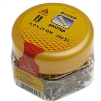 Deltafix 13228 KruiskopSchroef 4x25mm 200 Stuks