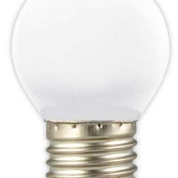 Calex Led Kogellamp 1W Warm wit  2700K E27 45X73 473398