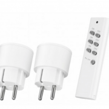 Klikaan Klikuit Set Apa2-2300R Startpakket 2-Kanaals Afst Bed + 2x Stekker