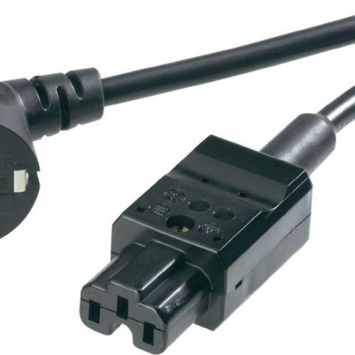 Greenline Apparaatsnoer Cee Norm 3x0.75Mm 2.0Mtr App.Stekker C15 Zwart