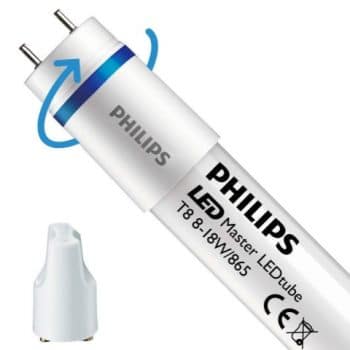 Philips Mas LEDtube UO  600mm    8W 18W 830  1000lm EM- Mains 69747400 Vervangt 18W