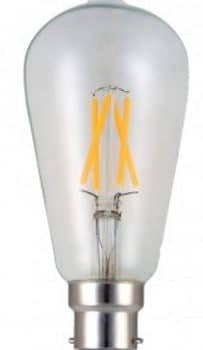 SPL Filament Led Glas Rustika Ba22d 480L 6.5W 2200K Helder L024060609 Tronic Dimbaar