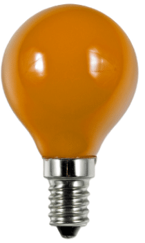 Spl Led L147215005 E14 Fila Ball G45X75Mm 1W Orange No-Dim
