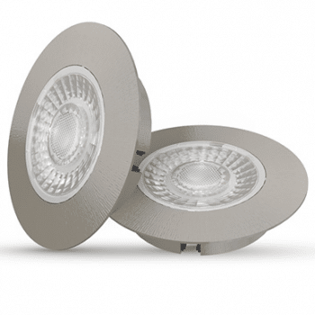 Interlight LED Cabiled Meubelspot dimbaar SET 2x4W 2.700K Ges Chroom
