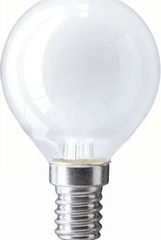 Gloeilamp Laagspanning Kogellamp 24V 15W E14 Mat 45Mm