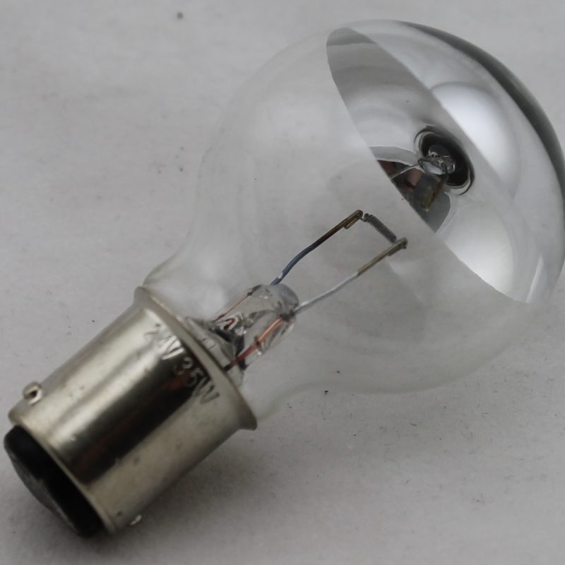 Gloeilamp Laagspanning Reflector 24V 35W B15D Helder 35Mm Spotlight Zilver