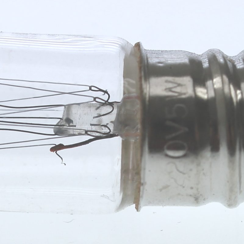 Gloeilamp Buislamp Reservelamp Nachtlamp 5W E12 Helder 33x13Mm