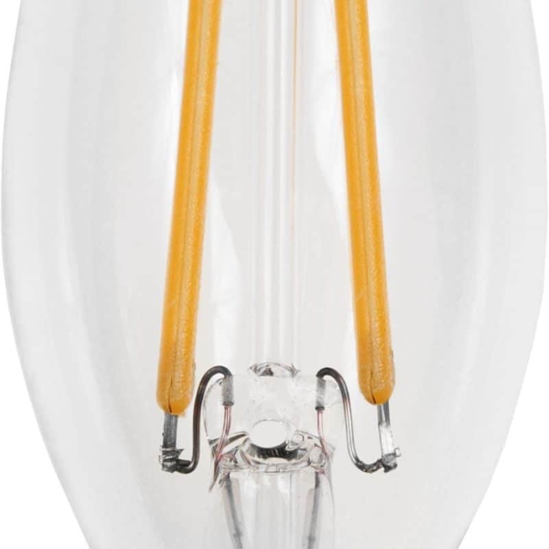 SPL Filament Led Glas Kaarslamp E14 150L 1.5W 2500K Helder L023841502 Voltage Dimbaar