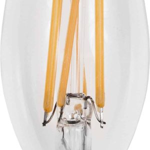 SPL Filament Led Glas Kaarslamp E14 300L 4W 2500K Helder L023840302 Tronic Dimbaar - Afbeelding 3