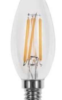 SPL Filament Led Glas Kaarslamp E14 280L 4W 2200K Helder L023840309 Tronic Dimbaar