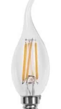 SPL Filament Led Glas Tip-Kaarslamp E14 280L 4W 2200K Helder L023850309 Tronic Dimbaar