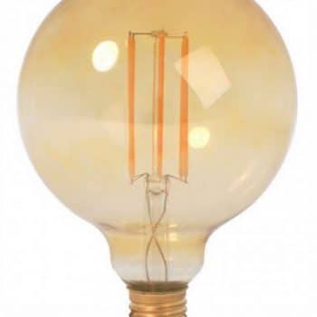 SPL Filament Led Glas Globelamp E27 450L 6.5W 2200K 80mm Gold L023815505 Tronic Dimbaar