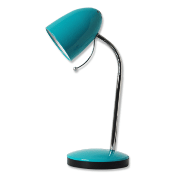 Aigostar Bureaulamp Staand Met voet Blauw Flex Kop E27