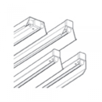 Zalux Trog Opbouw Armatuur TLD TL8 2X36Watt Wit