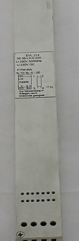 Overig Voorschakelapparaat Electronisch Evsa 1x6W Evl214 Fm