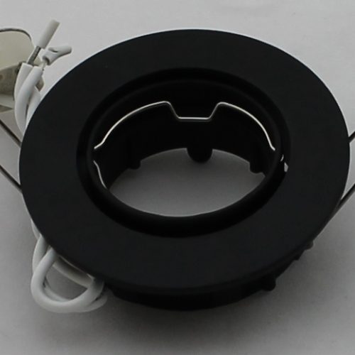 Oscaluz Arkos Uni Inbouwspot 51Mm Vast Zwart 76301 Gat 62mm