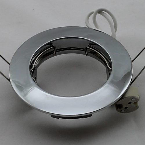 Oscaluz Arkos Uni Inbouwspot 51Mm Vast Chroom 76303 Gat 62mm