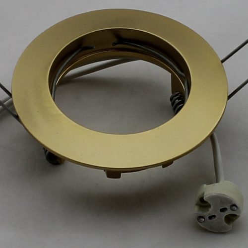 Oscaluz Arkos Uni Inbouwspot 51Mm Vast Goud Mat 75504 Gat 62mm