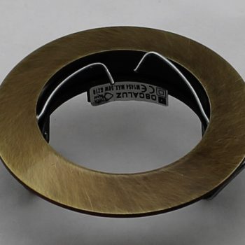 Oscaluz Arkos Uni Inbouwspot 51Mm Vast Brons 75503A Gat 62mm