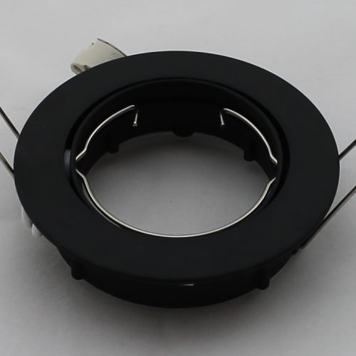 Oscaluz Arkos Uni Inbouwspot 51Mm Wentel Kantelbaar Zwart 76321 Gat 75mm