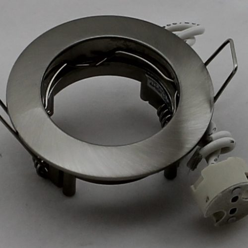 Oscaluz Arkos Uni Inbouwspot 35mm Vast Geschuurd Chroom 75455 Gatmaat 48mm