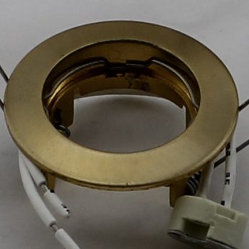 Oscaluz Arkos Uni Inbouwspot 35mm Vast Geschuurd Goud 75458 Gatmaat 45mm