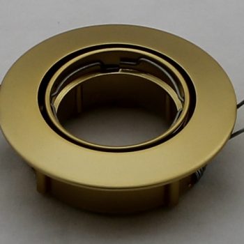 Oscaluz Arkos Uni Inbouwspot 35Mm Wentel Kantelbaar Mat Goud 75467 Gat 50mm