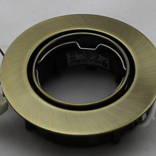 Oscaluz Arkos Uni Inbouwspot 35Mm Wentel Kantelbaar Brons 76295 Gat 50mm