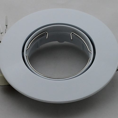 Oscaluz Arkos Uni Inbouwspot 51Mm Big Wentel Kantelbaar Wit 0321 76350 Gat 75mm