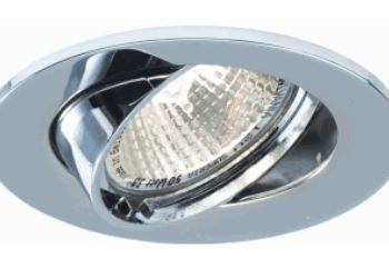 Oyster Uni Inbouwspot Wentel Kantelbaar Chroom 51Mm