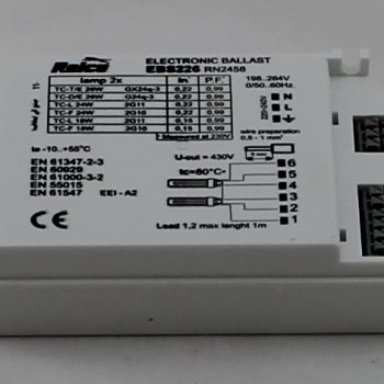 Relco Evsa Ebs226 2x26W PL-C-T-L Dulux-DE-Te-L 103x67x24 Rn2458