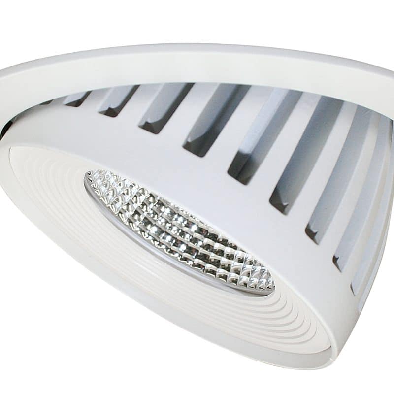 Lival Inbouw Led Armatuur Rond Banaan Frisco Led 3000K 3000Lm 24Gr Wit Gat 160Mm