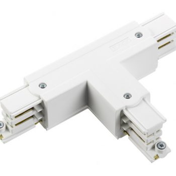 Nordic 3-Fase Spanningsrail xts 39-3 T-Connector Buitenzijde Links Wit