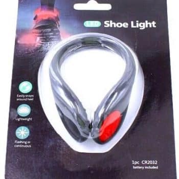 Zaklamp Led rood BK4080 bike shoelight Incl Batterij workout