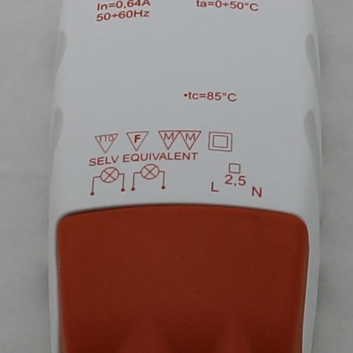 Relco Halogeenlamp Trafo Recht 100-160W Fox Rn1686 160Pfs Th 166x60x43