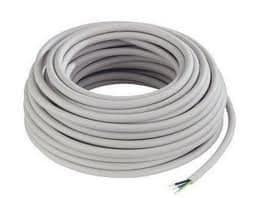 voor Samenwerken met Becks Vmvl Kabel Snoer 2x1mm2 Wit 100Mtr Ho5 Vv-F buitendiameter 7mm