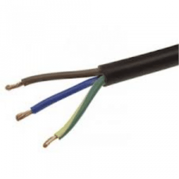 Vmvl Kabel Snoer 3x2.5mm2 Zwart 100Mtr Ho5 Vv-F buitendiameter 10mm