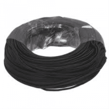 Microfoonkabel Haspel Stereo Afgeschermd. Soepel 100Mtr Zwart 2-Aderig