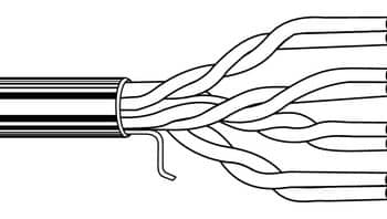 Belden Utp Kabel Cat5E 4x2Awg24 Pe (Buitengebruik) Zwart 100M 1583Epe