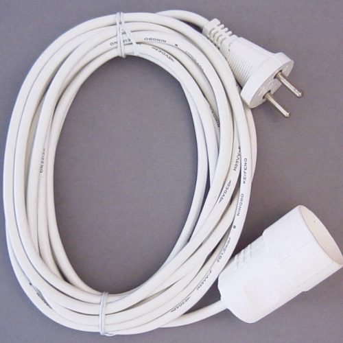 Greenline Verlengleiding 2x1.0 5.0Mtr Wit