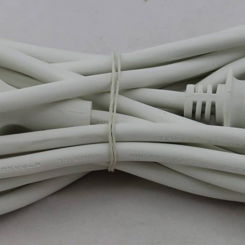 Greenline Verlengleiding 3x1.0Mm 5.0Mtr Wit