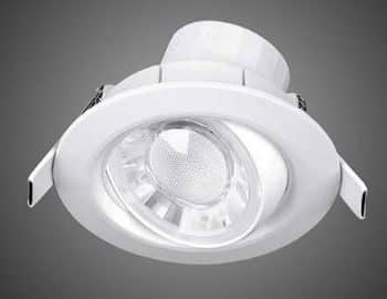 Enlite LED Inbouwspot Spryte 8W 4000K 550L Wentel en Dimbaar Gatmaat 66/90mm IP44 Inclusief Driver