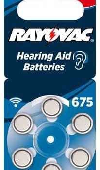 Rayovac Gehoorbatterij Extra Advanced V675 675 Blauw Hearing BLS6