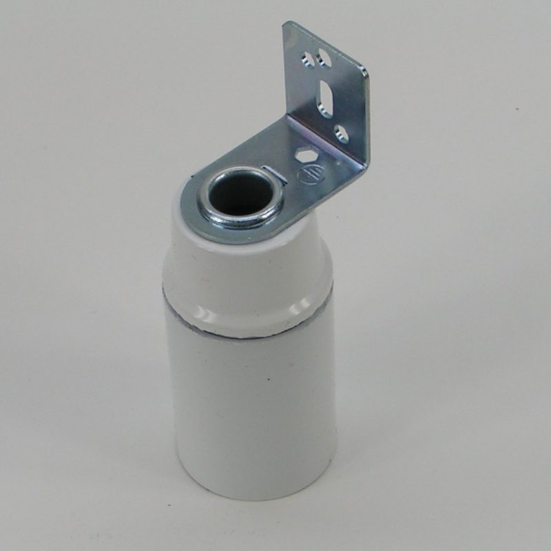 Lamphouder Fitting E14 Haaks Wit