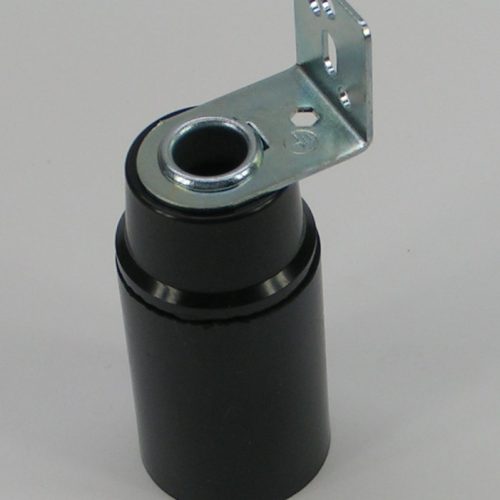 Lamphouder Fitting E14 Haaks Zwart