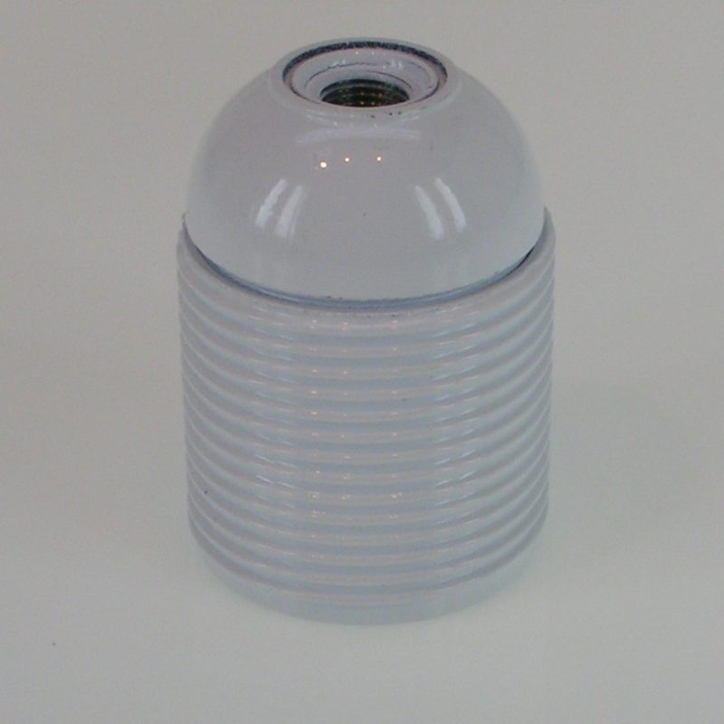 Lamphouder Fitting E27 Buitendraad Wit