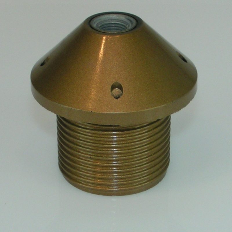 Lamphouder Fitting E27 Met Sierkap Kraag Goud