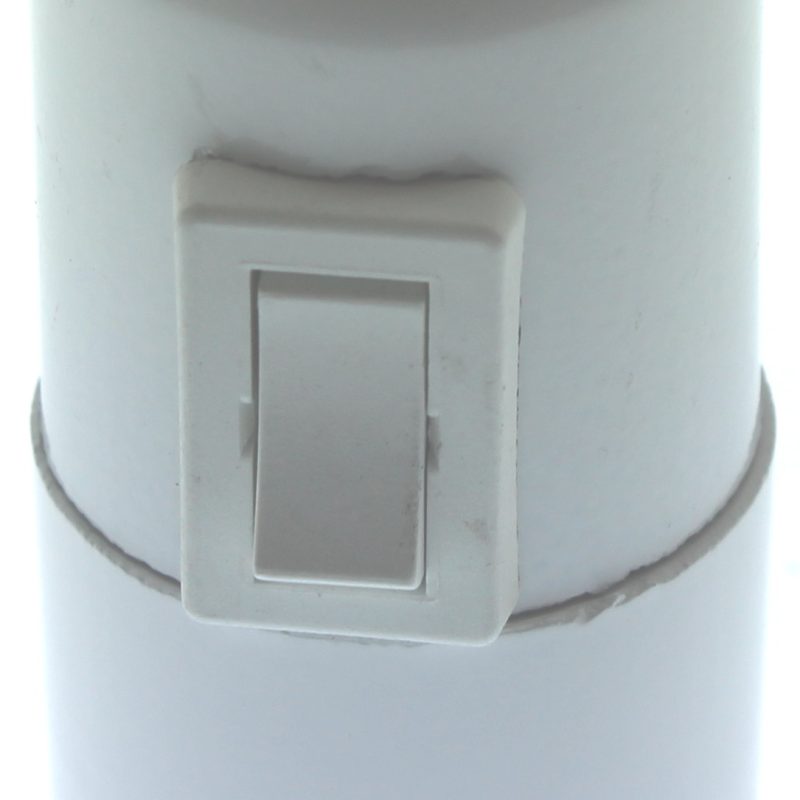 Lamphouder Fitting E27 Wipschakelaar Wit Glad