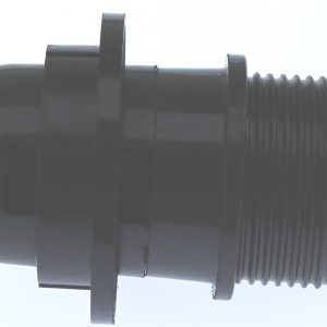 Lamphouder Fitting E27 Flens Half Hoog Met Wipschakelaar Zwart en 1 Ri