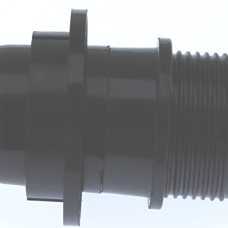 Lamphouder Fitting E27 Flens Half Hoog Met Wipschakelaar Zwart en 1 Ri